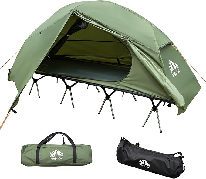 The Night Cat Cot Tent comes in two nylon bags, making it easy pack.